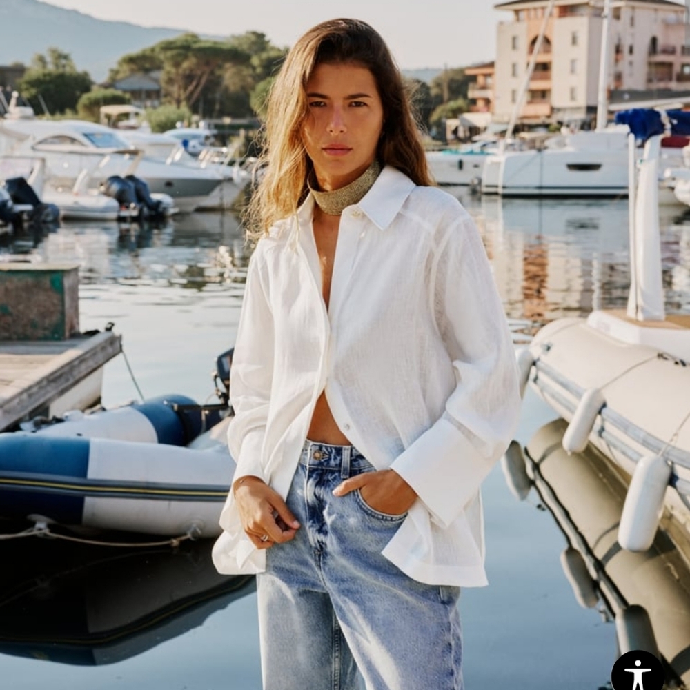 OVERSIZED LINEN SHIRT